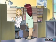 Скриншот Куроми работает над аниме / Animation Seisaku Shinkou Kuromi-chan