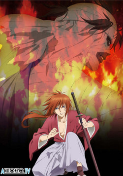 Постер Бродяга Кэнсин OVA-3 / Rurouni Kenshin: Meiji Kenkaku Romantan - Shin Kyoto Hen
