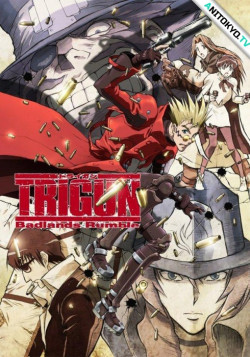 Постер Триган - Переполох в Пустошах / Gekijouban Trigun: Badlands Rumble